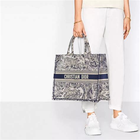 dior tote tiger print|christian Dior tote bag.